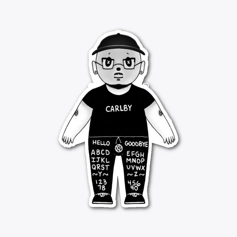 FLAT CARLBY STICKER